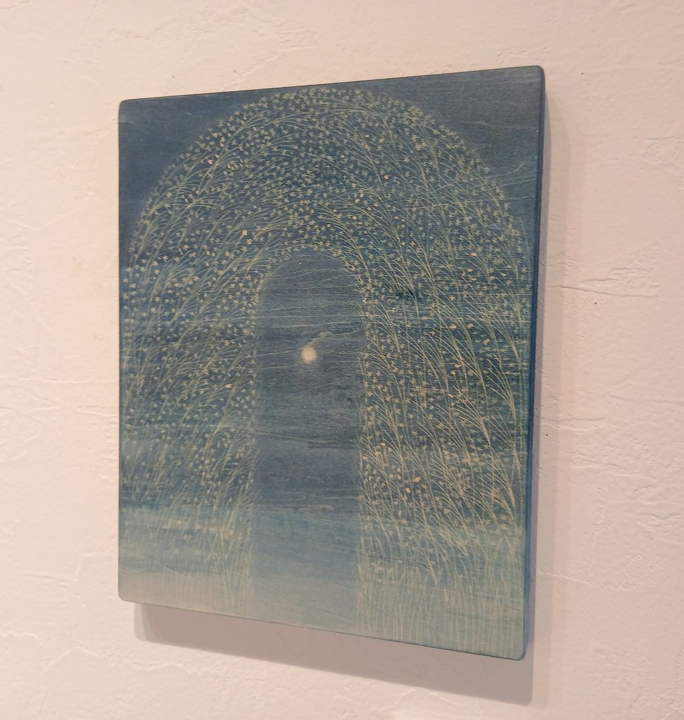 本日も個展開催中です。

今回の個展ではお花がメインテーマとなりますが、朝や昼の風景だけではなく、夜をイメージした花の作品も展示しております。

是非会場にて、様々な時間帯の風景をお楽しみ下さい。

岡本博紀個展『花と蕾』

会期/ 4月3日(金)〜4月12日(日)
12時～19時
会場/ <a href="/Galleryfutari/">Gallery.futari</a>