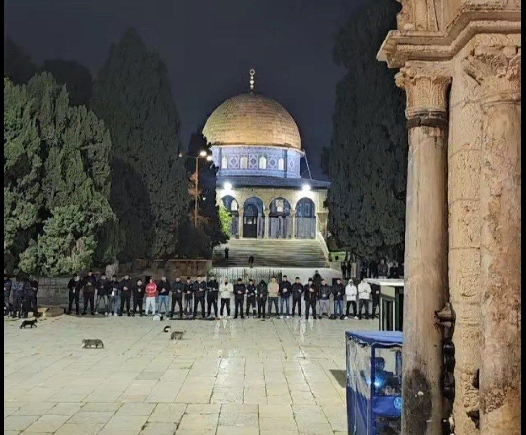 merveaydinkucuk's tweet photo. Bugün sabah namazıyla Mescid-i Aksa açıldı.

Elhamdülillah…

Allahım anahtarı da iradeyi de Müslümanlara layıkıyla nasip eyle. https://t.co/JSyOcSywVB