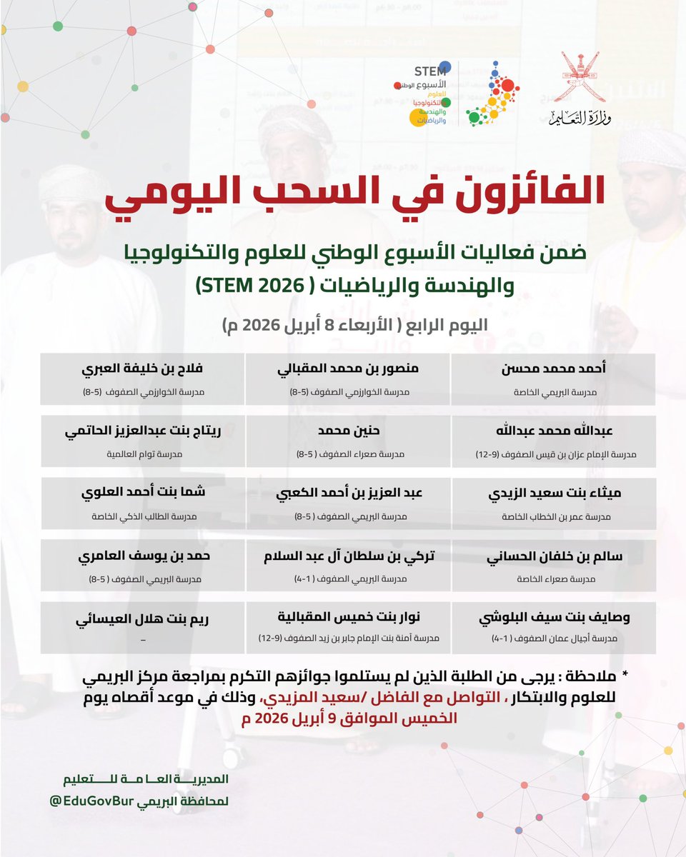 تعليمية البريمي - سلطنة عُمان tweet media