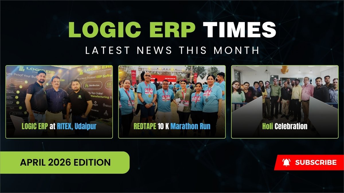Logicerp's tweet photo. Hi Folks! @Logicerp's April Newsletter is Here! 📢 

From new client onboardings to industry news, event diaries to channel partner updates and fun activities— LOGIC ERP keeps you connected and informed!

https://t.co/sJQWrxDqmV

https://t.co/dUKMXR0Owc https://t.co/gc3SFTZOdW