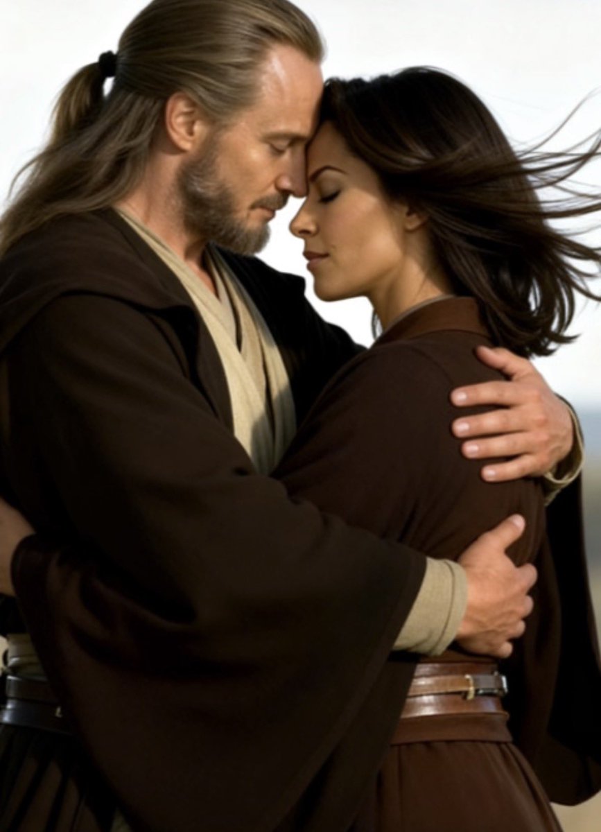 GuardingTheLore's tweet photo. Together forever. For day one until the end of times and far beyond that. 

✨Tahl and Qui Gon✨ https://t.co/o9YLubIi3W