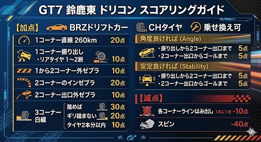 今日のRyo_ta部屋

Ryo_ta &amp;サイトーの
零天の採点練習させて下さい配信です。

皆さんBRZドリフトカーでお越し下さい、参加自由です。

皆んなも下記を参考に得点付けてみよう