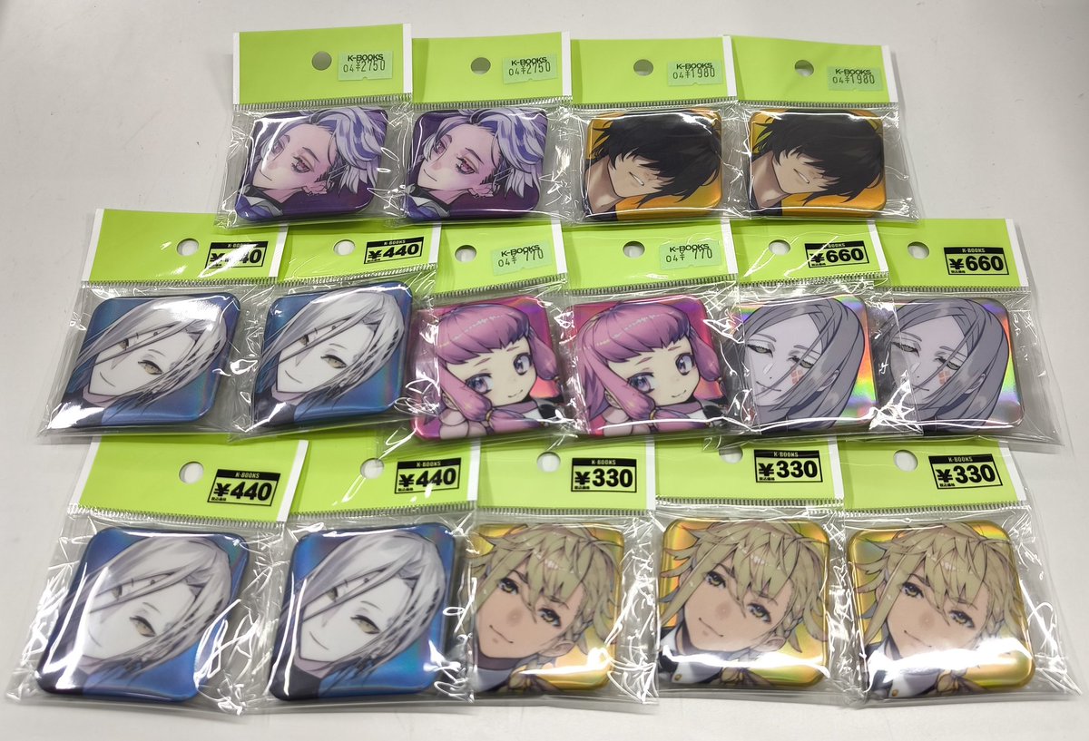 20-60代からのファッション通販 刀剣乱舞 大本丸博 スクエア缶バッジ