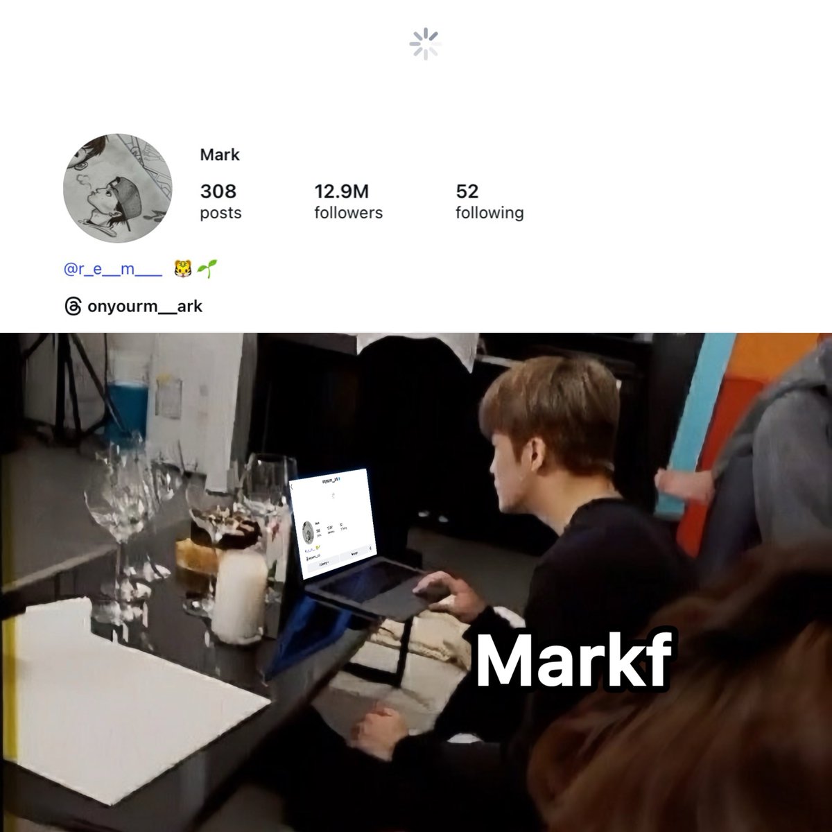 มาร์ค : ผมจะตั้งใจเตรียมตัวอย่างเต็มที่ เพื่อรีบกลับมา

มาร์คพึ :