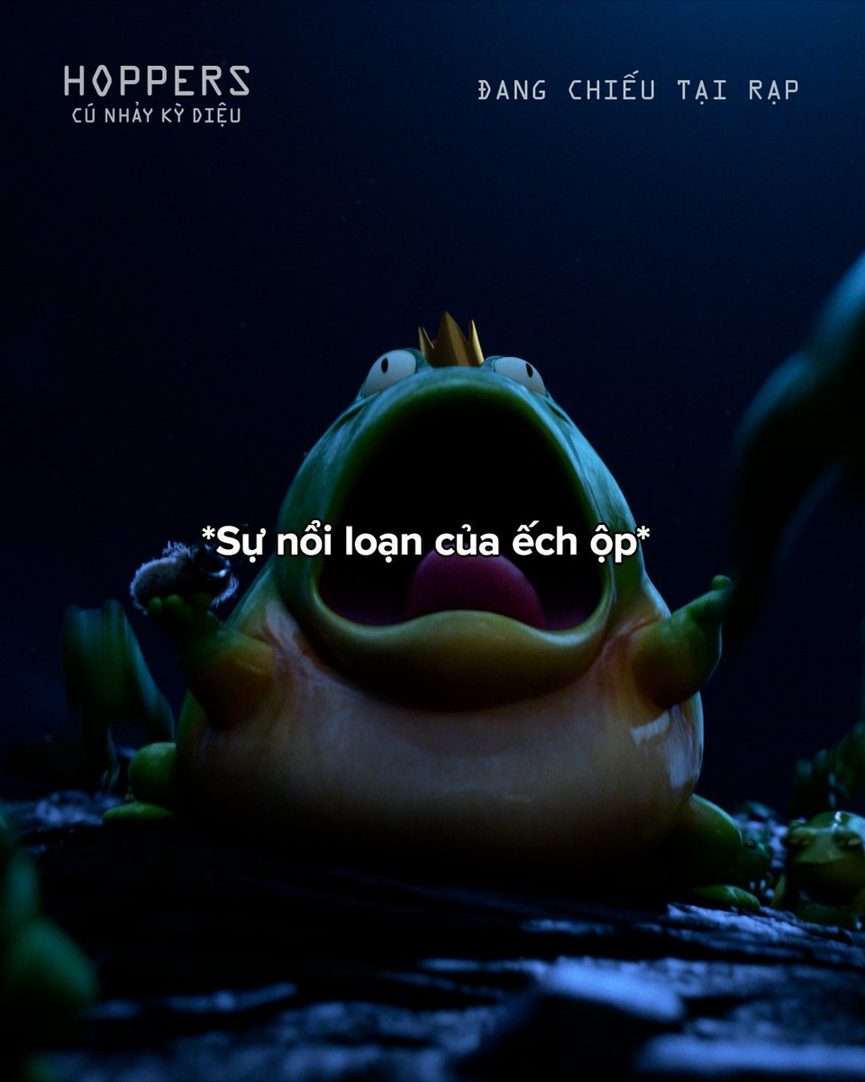 🐸📢 Ếch ộp quạo quọ, Ao-hồ xợ chưaaa?
HOPPERS (Cú Nhảy Kỳ Diệu) từ Disney và Pixar, đang chiếu tại rạp. Đặt vé ngay tại: disney.asia/EHJFKL. 
#HoppersVN