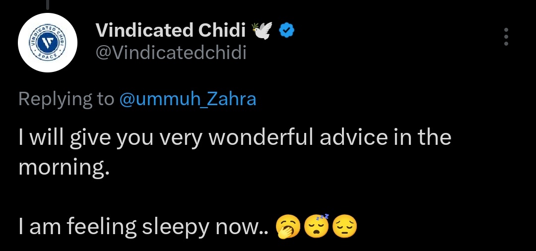 Vindicated Chidi 🕊 tweet media