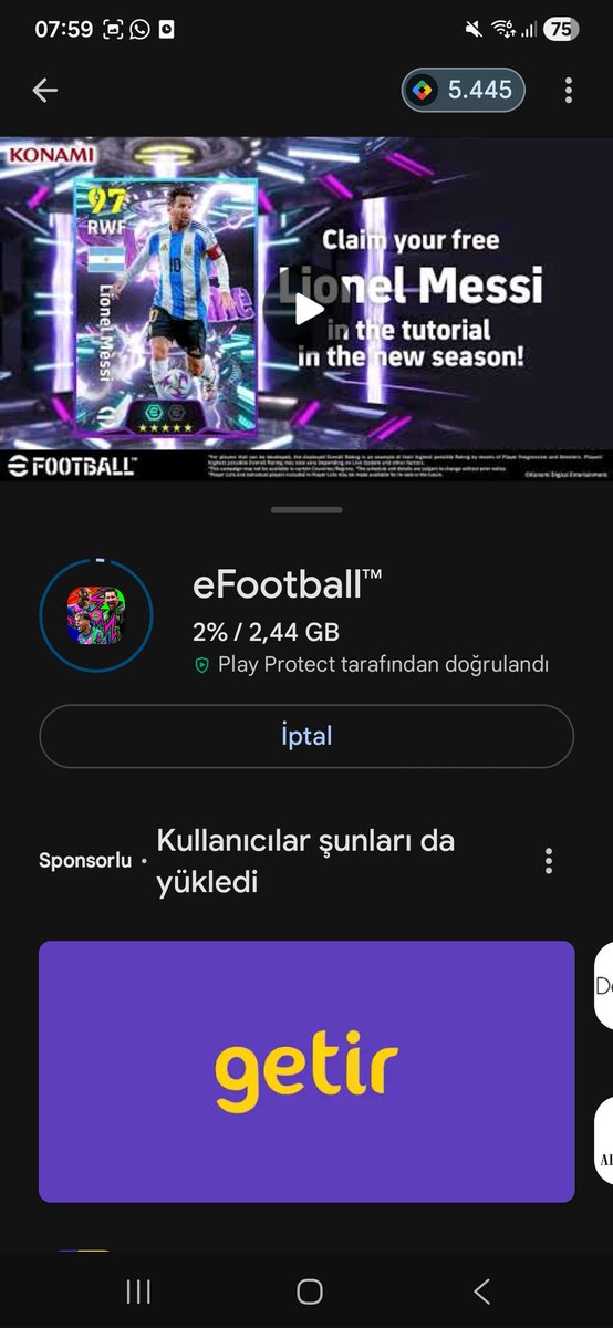 Pes Sevenler Birliği tweet media