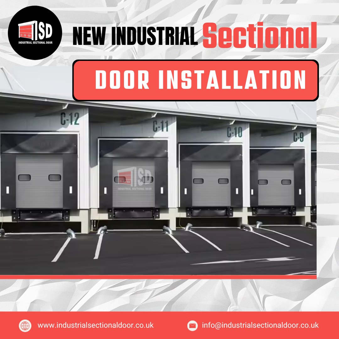 sectional_door's tweet photo. 👉Reliable New Industrial Sectional Door Installation Service delivering smooth operation strong insulation & long lasting performance for warehouses factories & loading bays!
#DoorInstallation #WarehouseSolutions #CommercialAccess #FactoryUpgrades
👉Web: https://t.co/3UDJpHlmjD https://t.co/8PX0tdjxlM