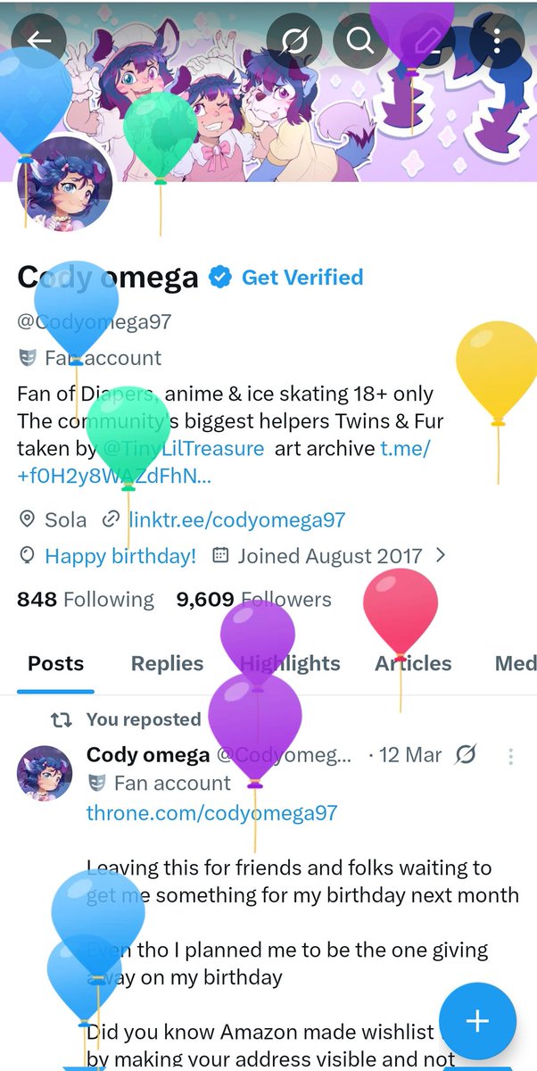 Cody omega tweet media