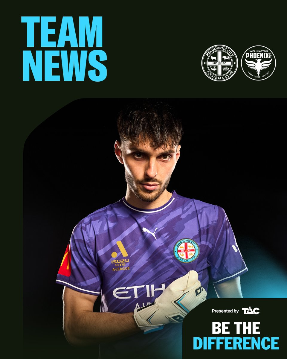 📩 Our extended squad for Sunday has just dropped!

📋 See it now: melbc.it/TeamNews0904