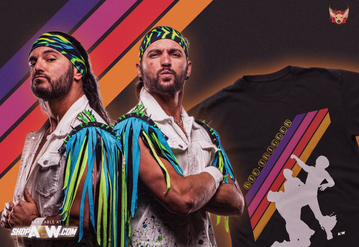 supakixbabe's tweet image. Young Bucks concept tee

(ignore my watermark in the second picture)
#AEW #youngbucks #graphicdesign