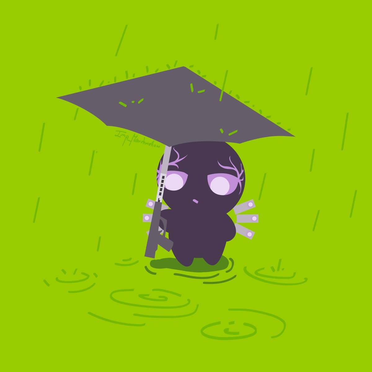 Imp_Marshmellow's tweet photo. Umbrella doodle https://t.co/sPoN9qoVUw