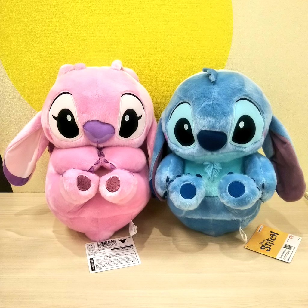 新景品情報】 #ディズニー #スティッチ 寝そべりコロコロ BIG