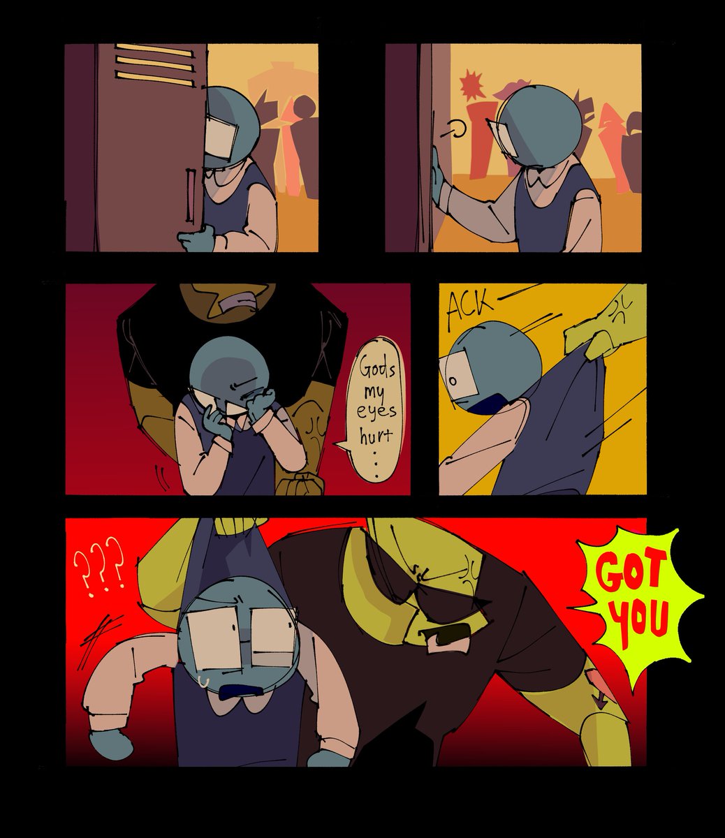 Shaky_Swaggy's tweet image. Stupid comic I'm NOT continuing cuz is UGLY AS FUCK #puzzleheads