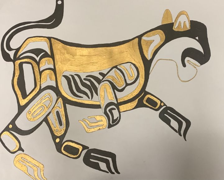 wiggytek's tweet photo. Art of the Day! "Cougar". Buy at: https://t.co/lt2VKSLs3C https://t.co/8am6DESQzh