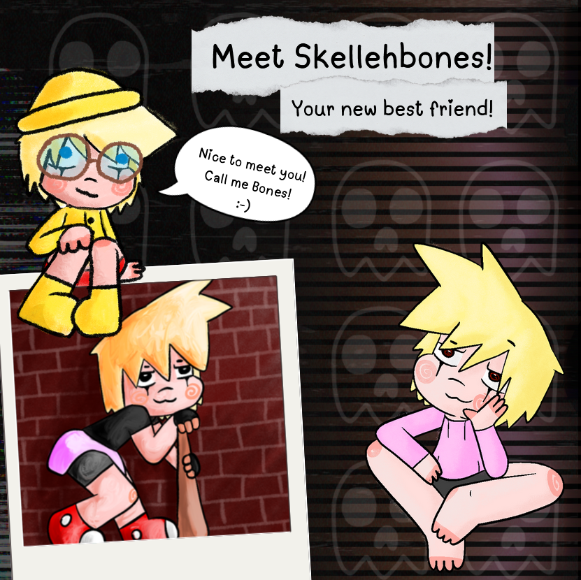 skellehbones's tweet photo. Eyyy! I have been posting some new things to YouTube and thought I should take a moment to introduce myself to any straggler who stumbles across my silly little page :-)

Welcome!

#vtuber https://t.co/wgWFZcM66N