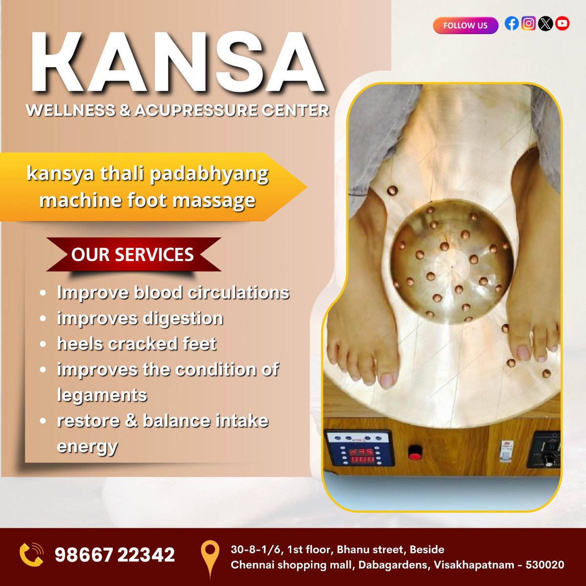 S_Getondial's tweet photo. Relax &amp; Rejuvenate with Kansya Thali Therapy! 👣✨

https://t.co/kFHPH0cH7Q https://t.co/AC8QH93hTY