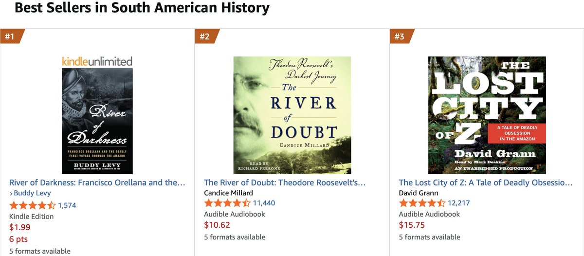 buddylevy's tweet photo. Keepin' some very good company right here, right now. Gratitude to the readers who've supported RIVER OF DARKNESS and my other books! @DiversionBooks  @scottwaxman  @EvanPhail https://t.co/Yfz0tDuy41
