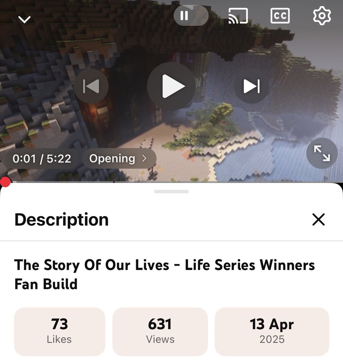 MickeyZee0's tweet photo. This time last year I posted my first video ever. Holy moly it's been such a journey and so so fun to make content for you all. 

Heres to 1 year! https://t.co/4EpwFByHNT
