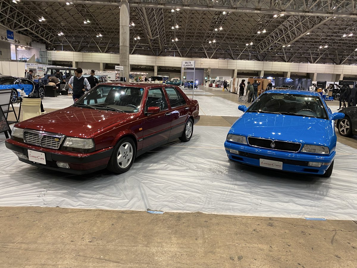 LussoCars's tweet photo. 設営完了しました。 https://t.co/F5K4mhuy3r
