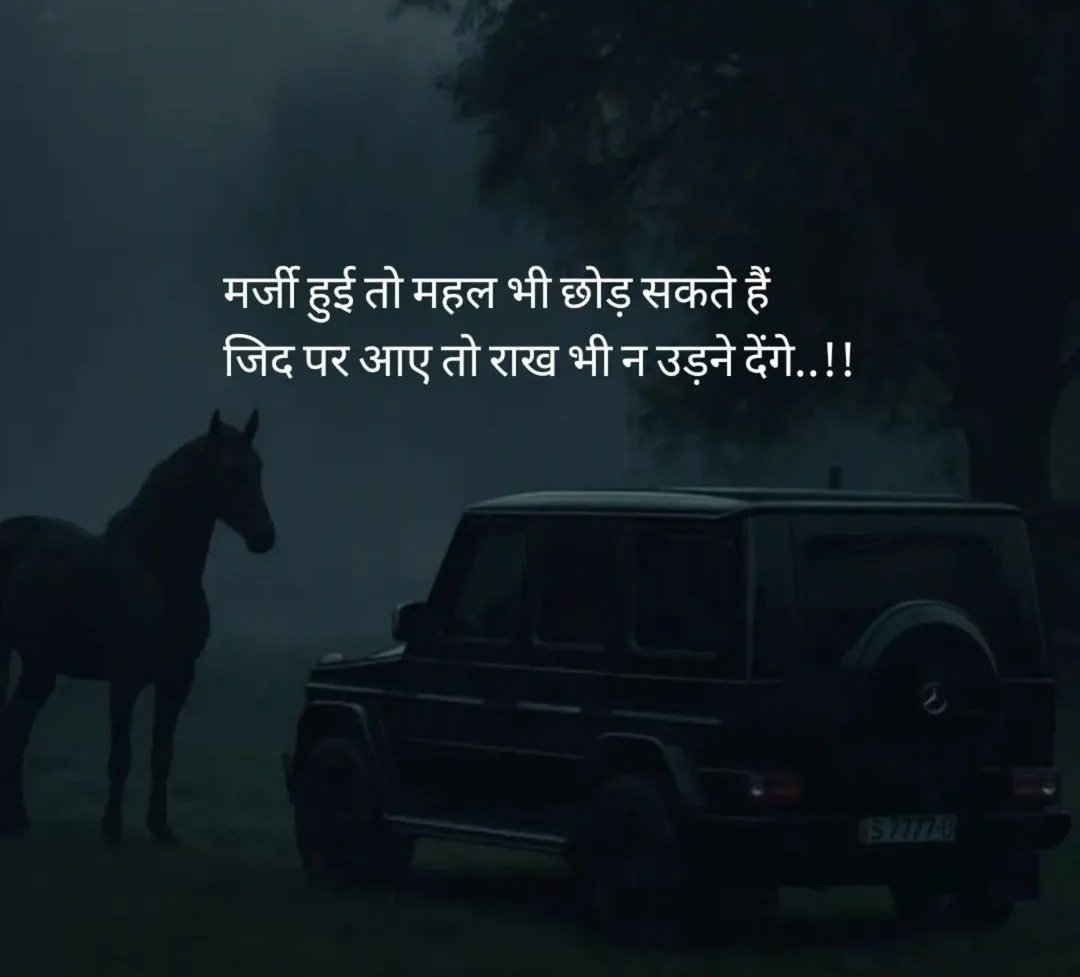 मर्जी हुई तो महल भी छोड़ सकते हैं ,
 जिद पर आए तो राख भी न उड़ने देंगे ,...