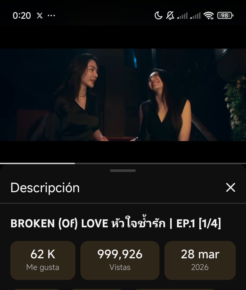 Solo 74 views mas para el Primer Millón 
Vamos!!! 👏🏻👏🏻👏🏻
#1MViewsBOLEP1P1
#FayePeraya #AtomPariya #FayeAtom #FabelEntertainment #BrokenOfLoveTheSeries