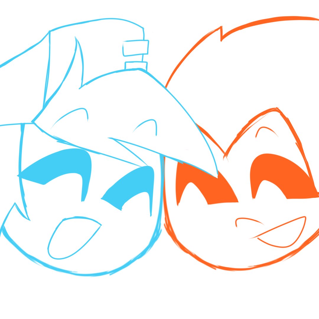 yw_Nuzi's tweet image. I was going to draw the body, but my body is not very good.
꒦ິ^꒦ິ
So……
（The English may be a little incorrect, because I am using a translator.）
#fnf #pico #bf #PB #pb #picoxbf