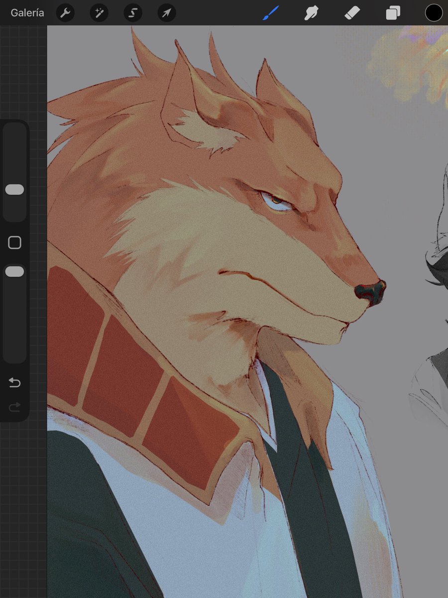 Tiempo sin publicar acá, no más pa mostrar que ya le sé a lo furry. 
 #ケモノ #furry #furryarwork