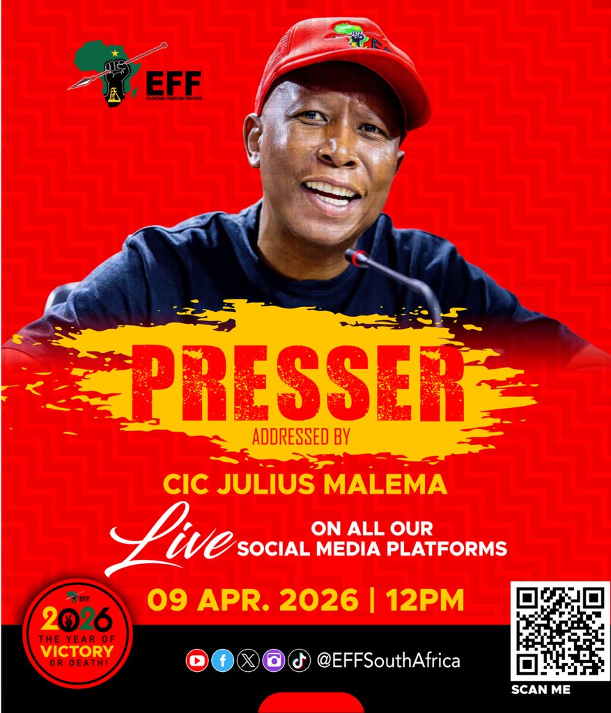 Economic Freedom Fighters tweet media