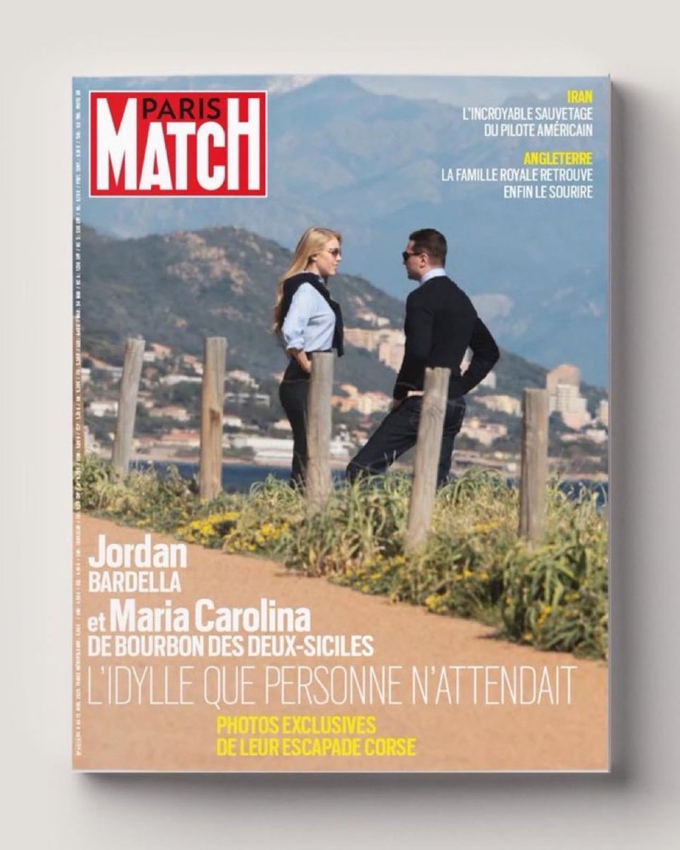 La course à l’Élysée est officiellement lancée : matrimonialisarion, hétérosexualisation, aritocratisation de Jordan Bardella jusqu’ici figure floue maritalement. 
Ce faux scoop d’un faux couple signe surtout l’union des droites : Maurras et Barrès mariés par Mimi Marchand.