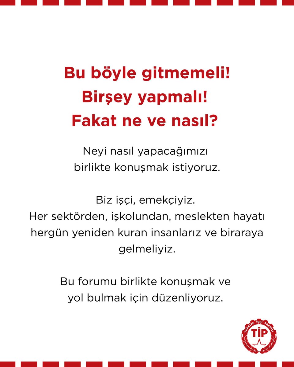 Türkiye İşçi Partisi - Kadıköy tweet media