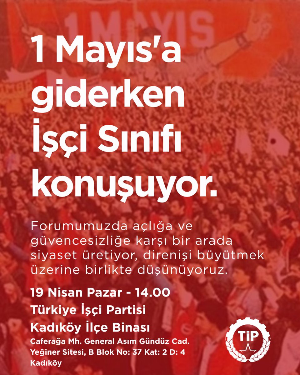 Türkiye İşçi Partisi - Kadıköy tweet media