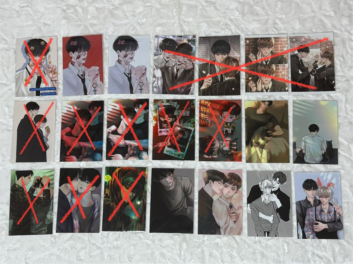 mweoma's tweet photo. 1차 bl 비엘 벨 프린팅 박스 프박 양도 판매

♥ 장당 0.2 
♥ 5장이상부터 거래

바인더에 넣어 보관만 하여서 눈에 띄는 하자는 안 보이지만 예민하신분은 거래를 고려해주세요т  ̫ т

밀랍 이방인 유실 다마네기 앓이봇 믕멍 물밤 파파 불삶 뉴키갈 밀랍 우진서주 열침 요한준 몽타치 와글 냠님 https://t.co/lkRZB9FH87