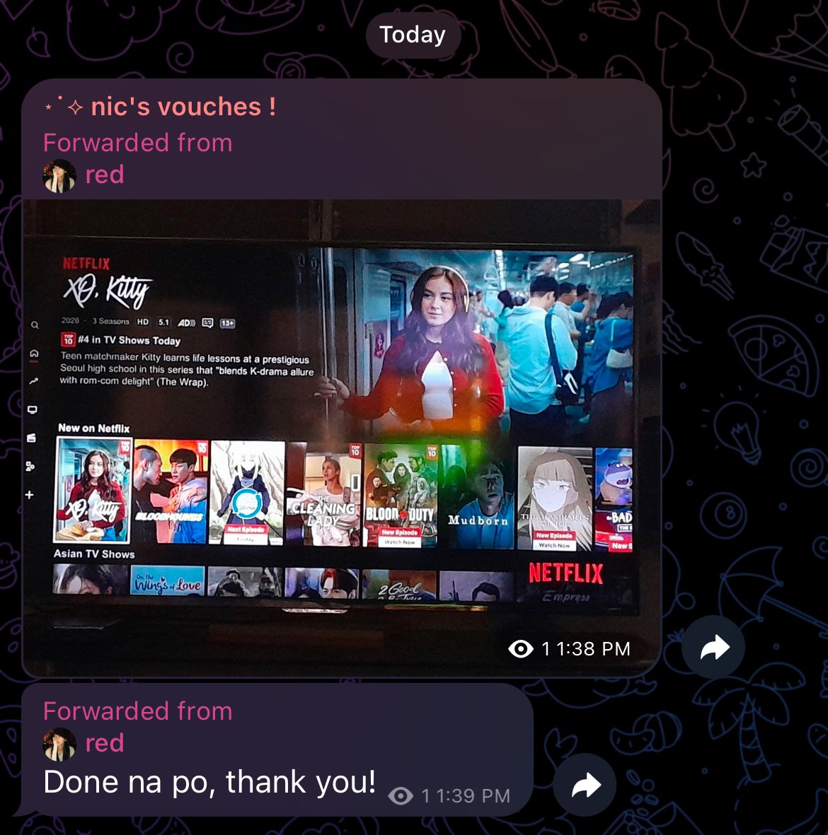 premeun_'s tweet photo. ✧: Netflix Shared for 1 month :✧ #nicproofs https://t.co/kmvqBUOnQ2