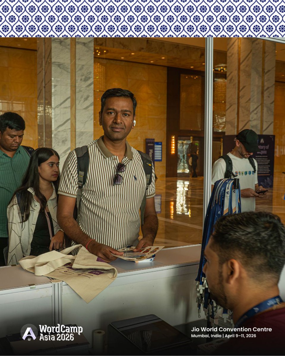 WordCampAsia's tweet image. Registration Open! Contributor Day has kicked off. 
Reminder: Head to Jio World Convention Centre today. 
If WordPress insights is on your radar, add this one to your schedule. 

#WCAsia #WordCampAsia #WordPress #OpenSource #ContributorDay