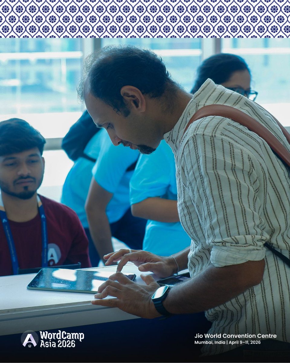 WordCampAsia's tweet image. Registration Open! Contributor Day has kicked off. 
Reminder: Head to Jio World Convention Centre today. 
If WordPress insights is on your radar, add this one to your schedule. 

#WCAsia #WordCampAsia #WordPress #OpenSource #ContributorDay