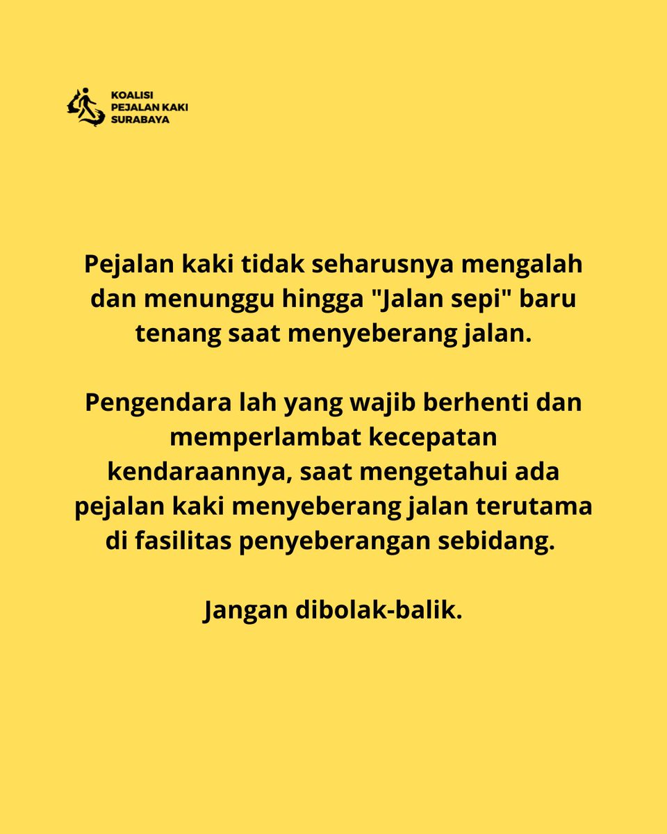 Sebuah pengingat saja, di tengah kian was-wesnya kendaraan di jalanan Ahmad Yani🥲