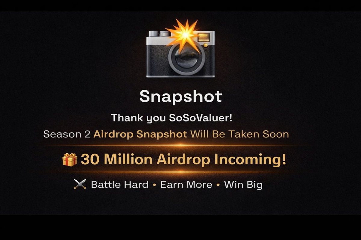 Djcrash100's tweet image. Sosovalue season 2 Airdrop snapshot will be taken any time soon 

Have you verified your account if no, try and do so
Connect your wallet and stayed tuned
Recommended: link your socials as well 

Wish you all the best 
#SosoValue #SoPoints #SoDEX $SOSO