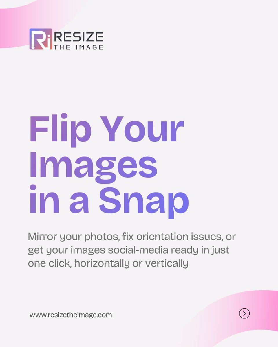 resizetheeimage's tweet photo. Flip Your Images in Seconds with Resize The Image 🔄

Ready to flip the perfect shot?

Try it now 👉 https://t.co/MoeTzsFyU4

#imageflip #mirrorimage #photoeditingtools #imagetools #onlineediting #digitaltools #contentcreation #creativetools #quickediting #exploremore #trynow https://t.co/f4m7S6cRxi
