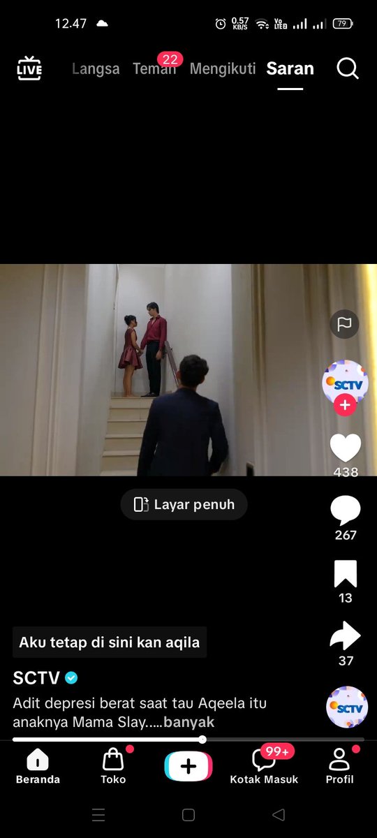 trailer kalau ngga ditungguin pasti muncul sendiri