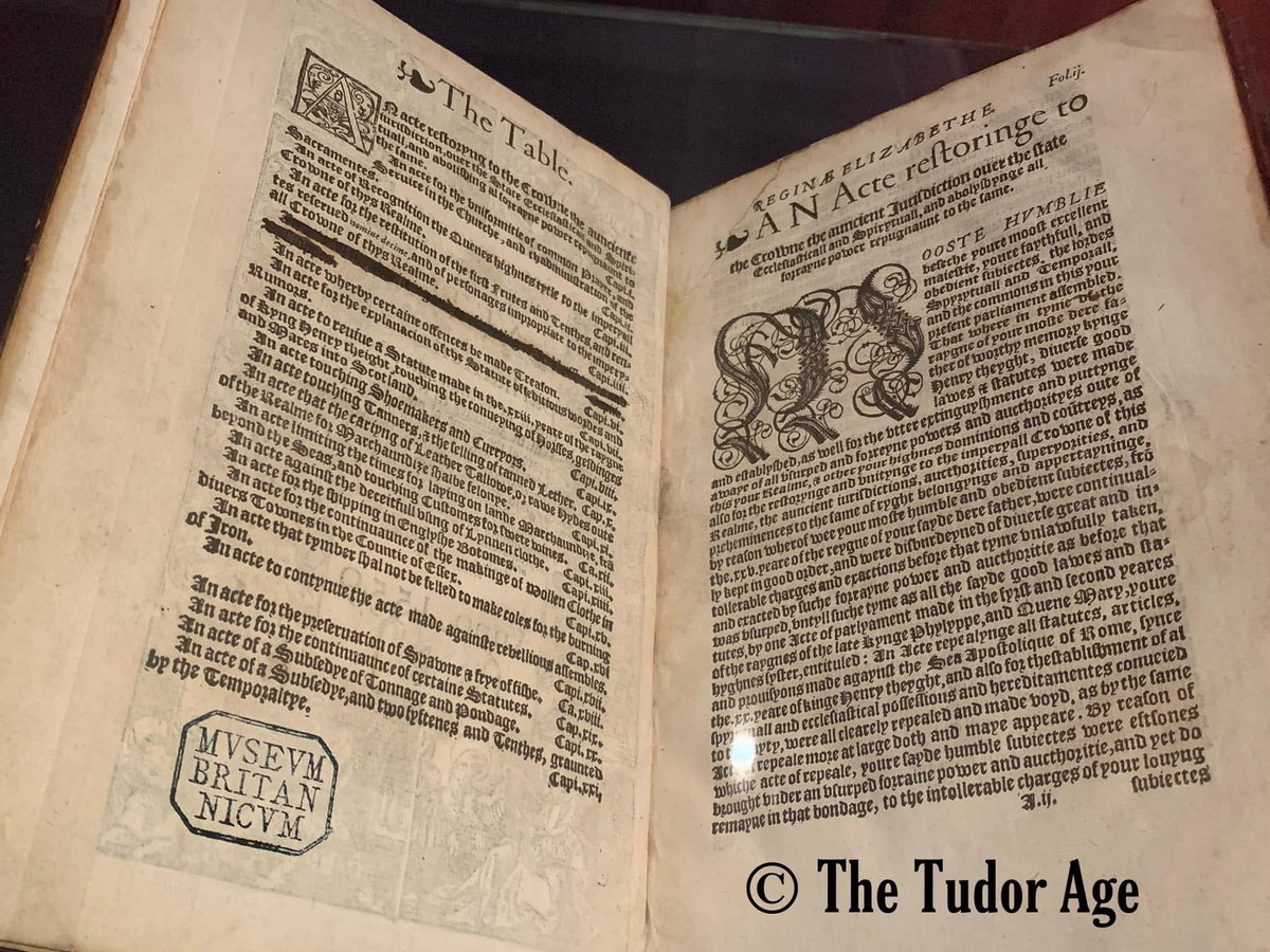 TudorAge1973's tweet photo. #ThrowbackThursday
Anno Primo Reginæ Elizabethe
London
1559
The 1559 Act of Supremacy
https://t.co/kNkdKxor65
#ActofSuccession #FirstParliament #QueenElizabethI #AnnoPrimoReginæElizabethe #Tudors #History https://t.co/SV1QIFfjUR