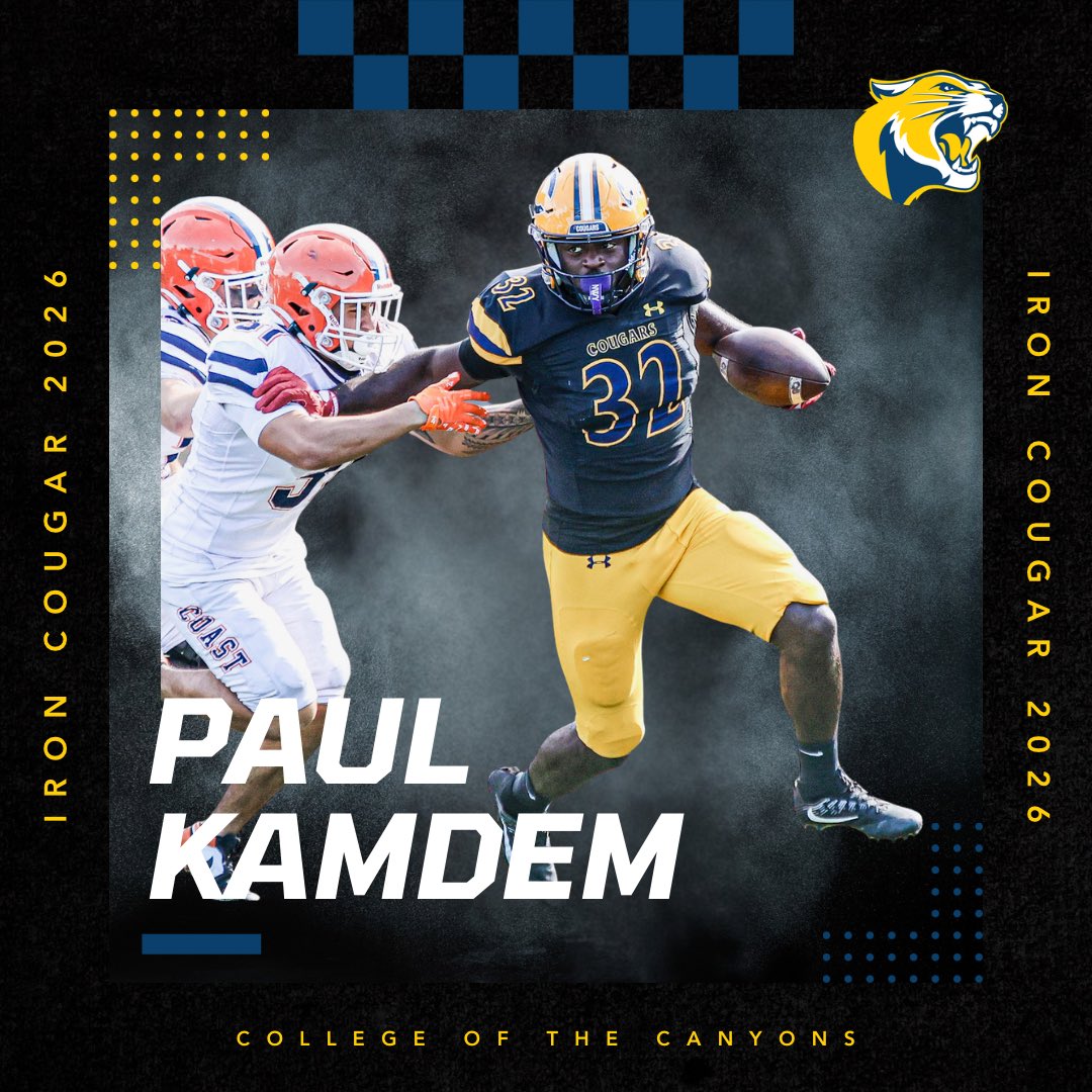 cocfb's tweet photo. Congratulations to Paul Kamdem for becoming an Iron Cougar! Welcome to the club!

111 total points

#CougarBuilt
#CougarStrong
#IronSharpensIron
#ThisIPromise https://t.co/rfckhRF0Lj