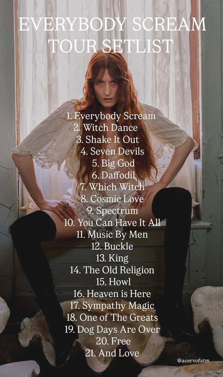 longlost_art's tweet photo. @highashoped it was the same as this setlist she used for the european tour! https://t.co/tIYdAZI7Jt