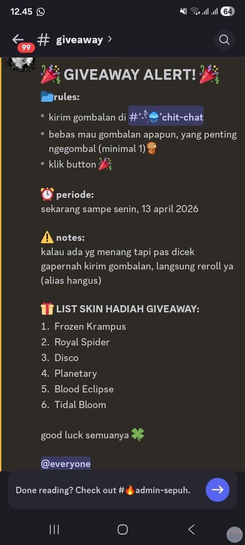 FISH IT FESS ‼️ WTT CANTUMIN UNAME tweet media