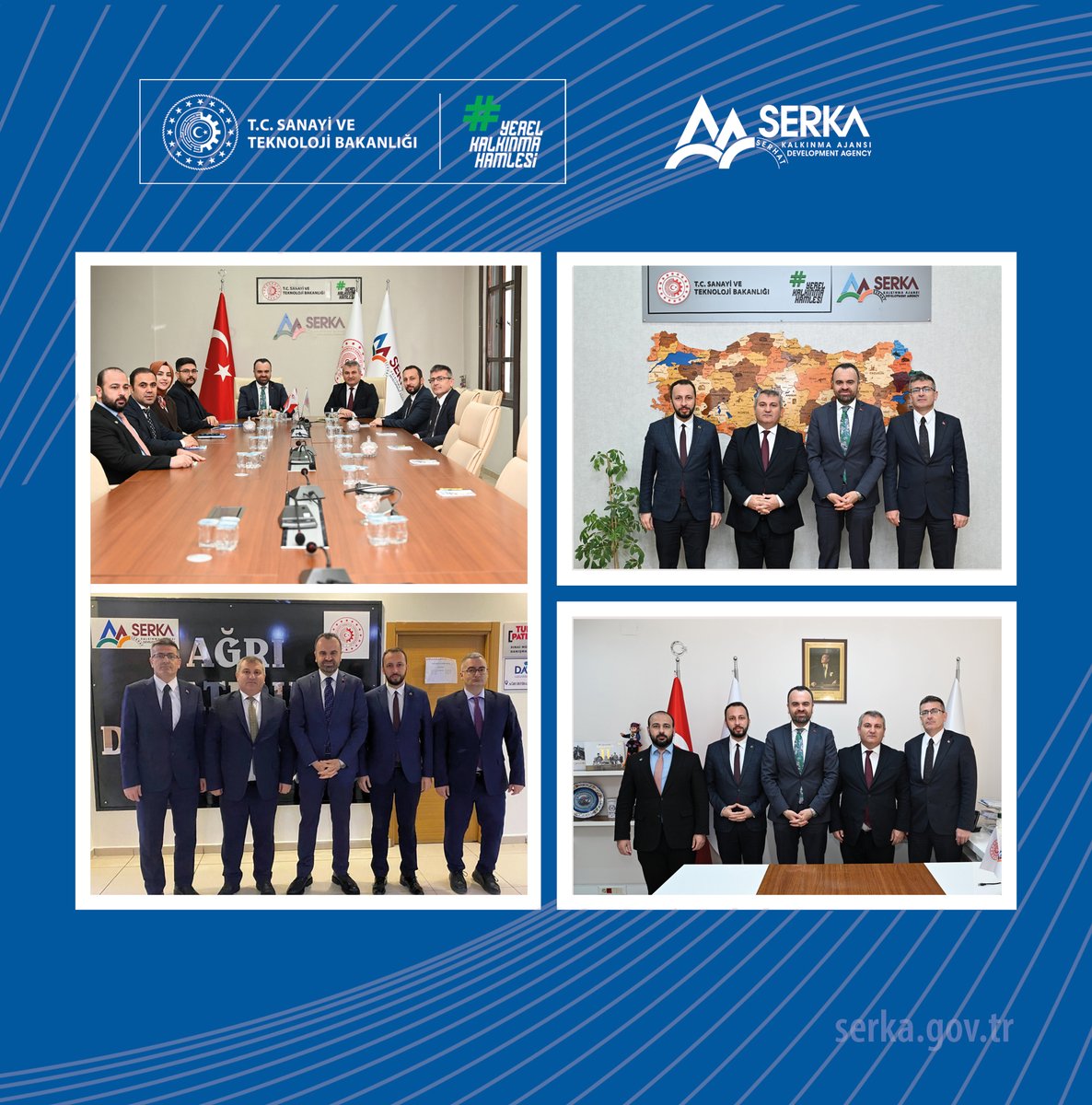 TRA2 Bölgesi’nde güç birliği 🤝

<a href="/DAPIDARESI/">DAP Bölge Kalkınma İdaresi Başkanlığı</a> Başkanı ve SERKA Genel Sekreteri;TRA2 Bölgesi valileri ve paydaş kurumları ziyaret etti.

Tarım, sanayi, turizm ve kalkınma odaklı iş birlikleri değerlendirildi.

🔗 Haber:
 serka.gov.tr/haber/haberler…

<a href="/TCSanayi/">Sanayi ve Teknoloji Bakanlığı</a> <a href="/KalkinmaAjansGM/">Kalkınma Ajansları Genel Müdürlüğü</a>