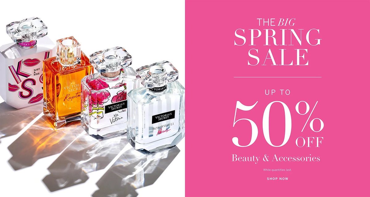 SecretSteals's tweet photo. Victoria’s Secret Big Spring Sale is HERE!

Take 50% OFF your favorites 💕

Ends April 14th — don’t wait! ⏳

🛍️ Shop now: https://t.co/4vWEBTc12m https://t.co/D0X1LcKOxS