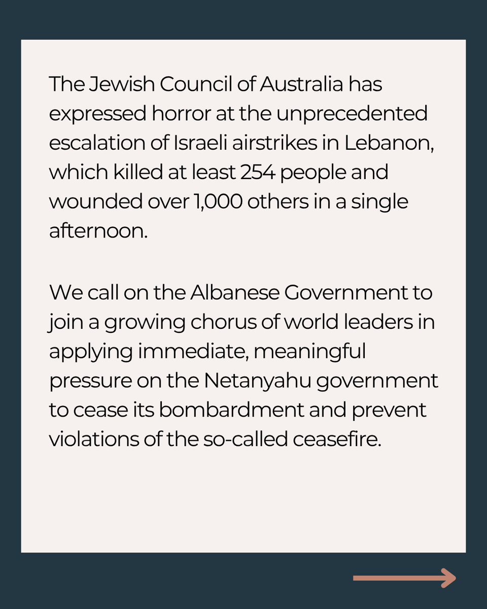 Jewish Council of Australia tweet media