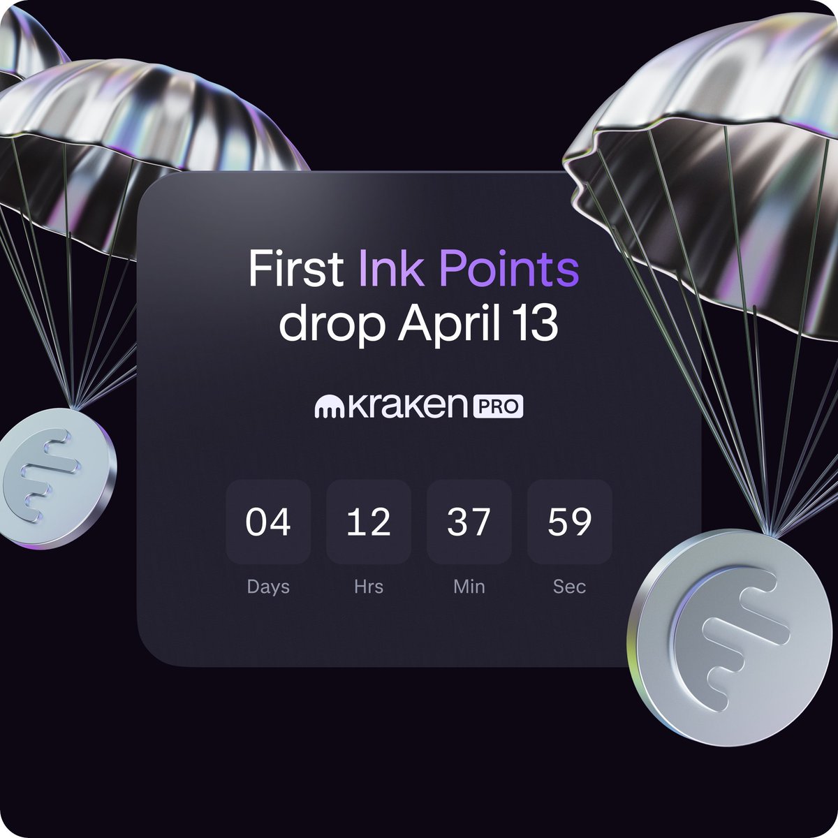 0xBitalk's tweet photo. 🔶Kraken Ink @inkonchain   生态积分与链上任务

Kraken官方推出的Ethereum Layer 2项目，获Optimism Foundation 2500万OP代币grant支持。

目前Kraken 推出 Ink 相关生态激励计划，包括 Kraken Pro 端的积分机制与 Ink 链上的任务体系，两者并行运行，分别覆盖中心化交易行为与链上交互行为。

可同时参与：
1⃣Ink Points：在Kraken Pro交易所平台通过现货交易、杠杆交易、永续合约交易、持仓余额以及staking等方式赚取Ink Points积分，每赛季4周结算，赛季末按积分排名定级。
有资金的用户直接在CEX刷交易和持仓即可， 北京时间4月13日首次掉落。

2⃣Inkonchain Guild任务：进入官网连接钱包，完成每周更新的on-chain真实任务，包括Bridge资产到Ink链、Swap交易、添加流动性、Mint .ink域名、GM每日签到等低成本操作，积累Guild角色和链上活跃度，0成本farm。