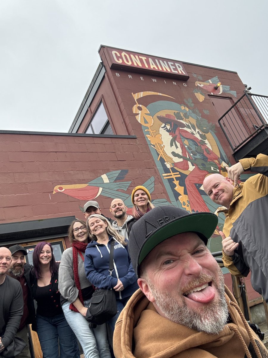 craftbrewjester's tweet photo. Brewstop #30 on the #questtobreak100in2026 was #containerbrewing shaking off the night before cobwebs a good crew made it out for some hair of the dog #craftbeerlover #yeastvan #hairofthedog https://t.co/yedKDhpSOo