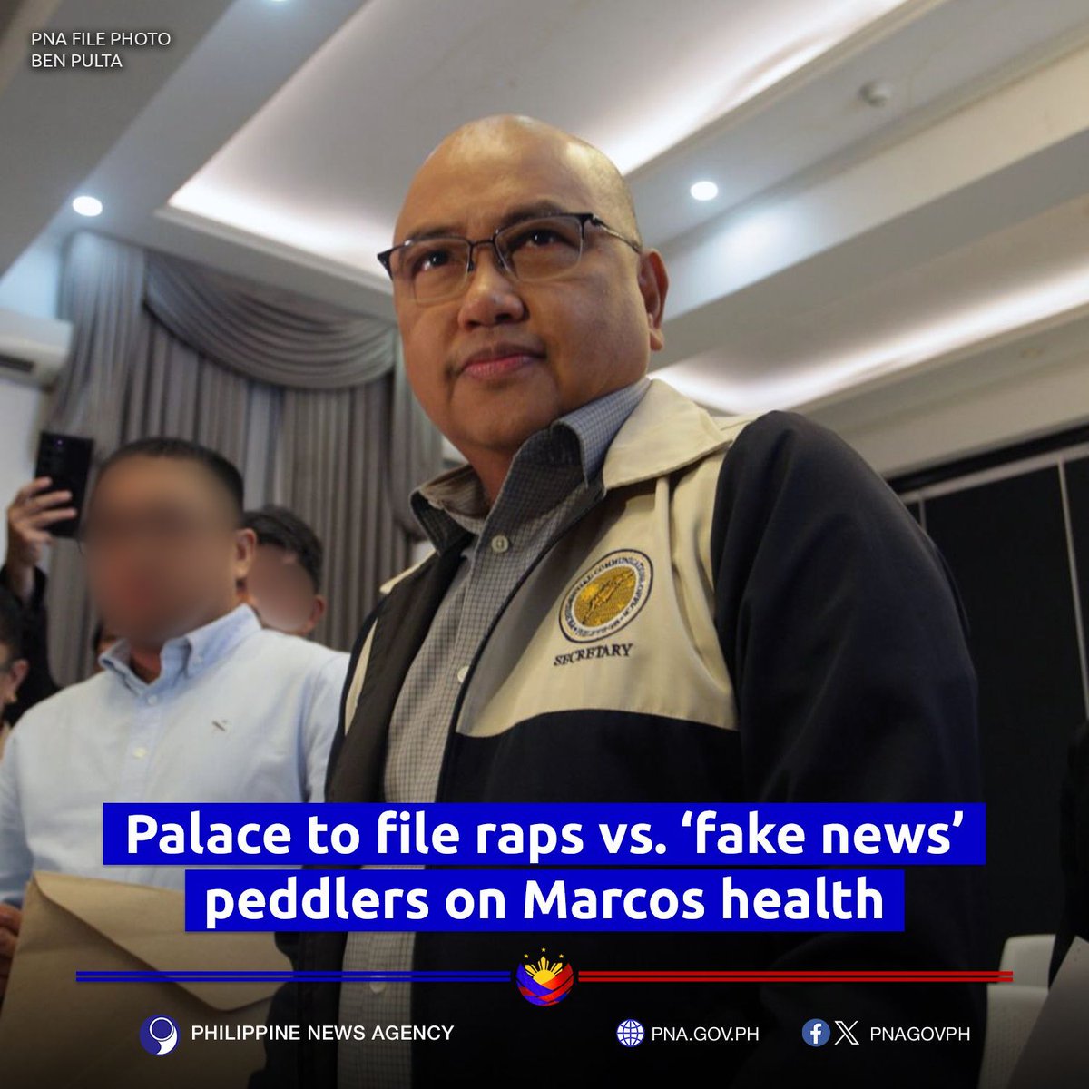 Malacañang is set to file a complaint before the Department of Justice (DOJ) against those spreading alleged false information about President Ferdinand R. Marcos Jr.’s health on social media.

Presidential Communications Office acting Secretary Dave Gomez said the Palace media